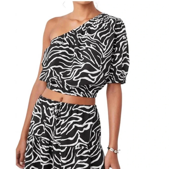 Rails Evy contour lines crop top - Picture 1 of 10
